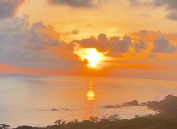 Música durante el sunset en Amora